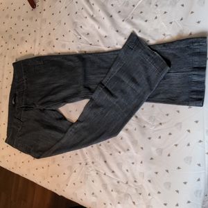 Straight leg jeans, size 9, dark blue